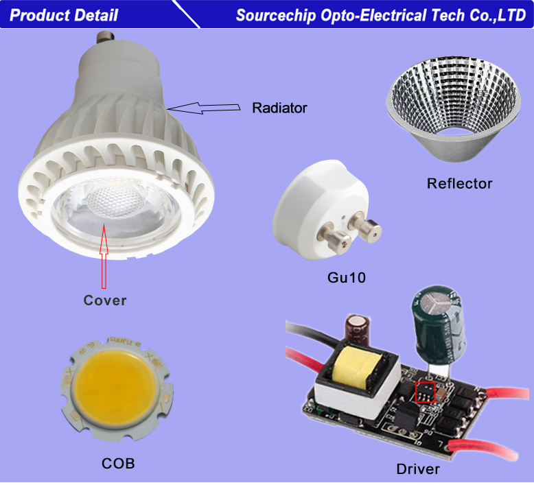Cabinet led mini spot light supplier / LED spot light OEM