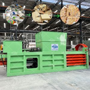 Automatic Hydraulic Waste Paper Baler Machine 60T-200T