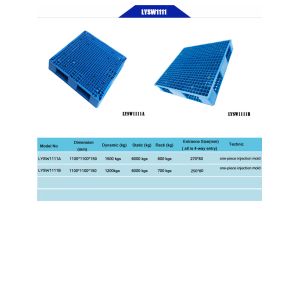 Euro Size Export Plastic Pallet HDPE Pallets For Transport