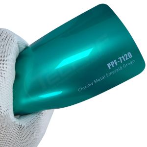 China PPF-7120 Chrome Metal Emerald Green Color Paint Protection Film For Car Scratch factory