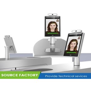Android Temperature Measurement Face Recognition Terminal IP67 For Turnstile