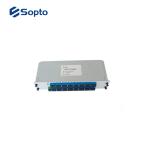 8 Way 1x 8 Fiber Optical Splitter With Loose Steel Tube 1~3 Years Warranty