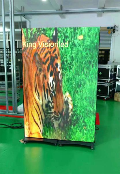 Full Color Indoor Advertising LED Poster Floor Standing Display Screen For