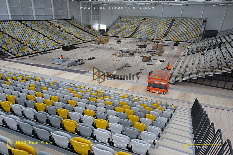 SGS STUNITY Waterproof Retractable Bleacher Seating