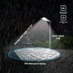 Aluminum High Power Solar Street Light Motion Sensor DC 100 W 200 W 300 W IP66