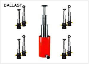China 3 / 4 Stage Telescopic Hydraulic Ram / Single Acting Hydraulic Cylinders for Dump Truck factory