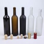 375ml 500ml 750ml Empty Glass Wine Bottles Dark Green Glass Bottles For Liquor