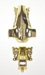 Customized Colors Casket Accessories , Antique Coffin Handles Electronic Plating