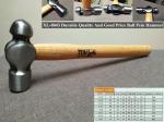 Carbon Steel Wood Handle Ball Pein hammer in Hand Tools (XL-0043)