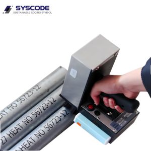 Metal Tubes Portable Handheld Printer Manual Qr Code Inkjet Printer