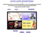 Qtenboard Flat Advertising Wall Mounted Lcd Bank Digital Signage Media Player