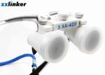 3.5x Adjustable Dental Loupes , Binocular Magnification Loupes Dental Hygiene