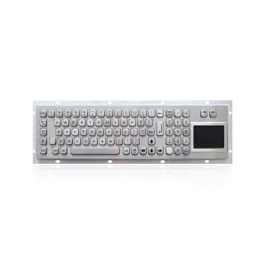 China Industrial Metal Keyboard With Touchpad With USB Or PS2 Interface factory