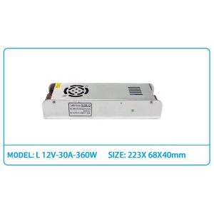 360W 12V 30A Slim Power Supply LED DC Power Supply