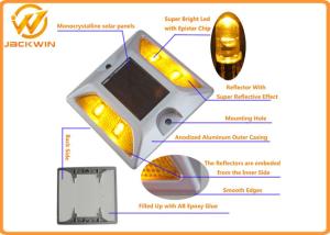 China PC + Aluminum Solar Cat Eyes Reflective Road Studs 1500 Meters Visual Distance factory