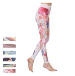 Ladies Patterned Yoga Pants Breathable Quick Drying Women's Slim Fit Sweatpants