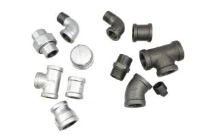 China Water Supply Malleable Iron Threaded Fittings Hot Dipped Galvanized Casting factory