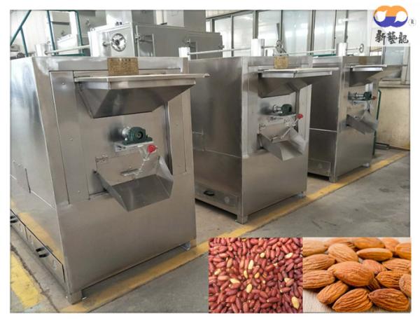 High Capacity Nut Roasting Machine Drum Roaster For Snack Food Industry