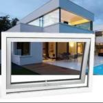 Soundproofing Glass Aluminium Windows Top Hung Window Powder Spraying /