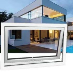 China Soundproofing Glass Aluminium Windows Top Hung Window Powder Spraying / Fluorocarbon Spray factory