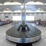 Black Rough Top Airport Baggage Large Rubber Mats Rubber Conveyor Belt
