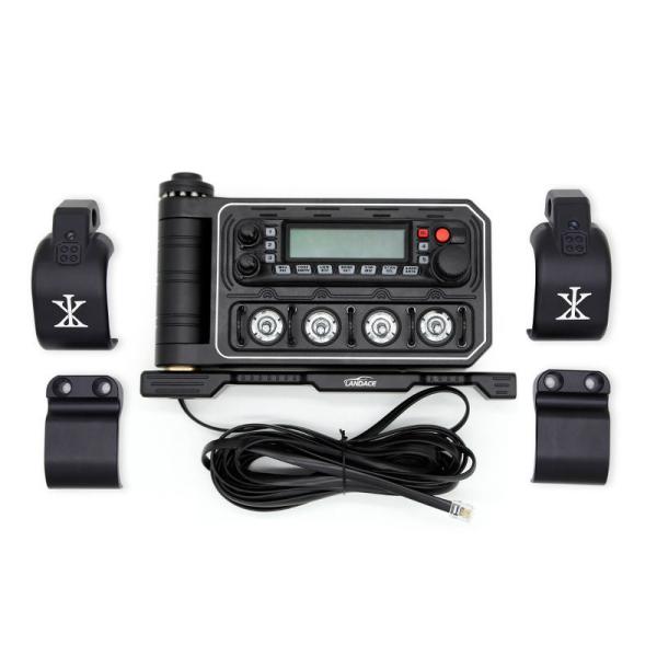 Black 4 Gang Car Switch Panel for Jeep Wrangle JL Electronic Relay System 12V