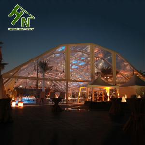 China Aluminum Structure Luxury Transparent Banquet Tent Party Polygon Canopy factory
