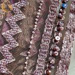 3D Embroidered African Lace Fabric Polyester Pure Heavy Lace Fabric For Wedding