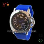 Creative Leather Strap Quartz Wrist Watch colorful band for Man