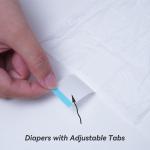 Wholesale Disposable Adult Diapers With Velcro Tabs For Elderly Men And Women In