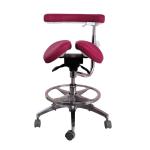 Luxury Design Dental Ajustable Assistant Chairs Micro Fiber Leather Dentist