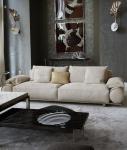 Italian Visionnaire Villa Living Room Fabric Sofa Environmentally Friendly