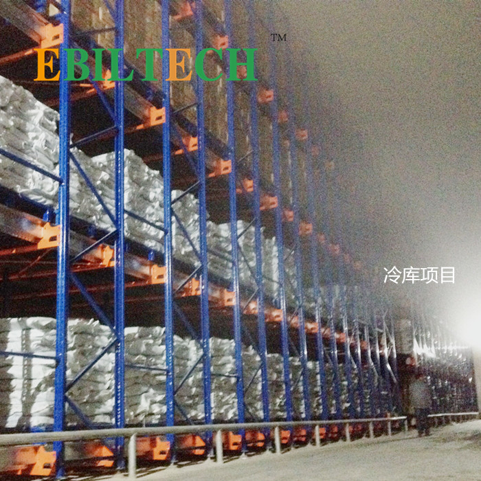 High Efficiency Red Auto Shuttle Pallet Shelves Pushing OEM Acceptable