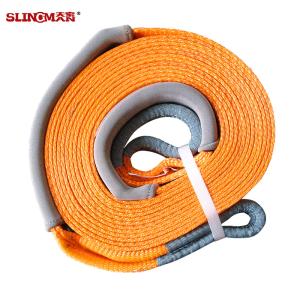 China Multifunctional Heavy Duty Orange Tow Straps / Snatch Strap 8000 KG 60mm With Acid Resistance factory