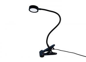 China Portable Flexible Daylight Energy Saving Reading Lamp , Clip On Desk Lamp With Usb Charging Port on sale