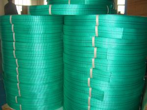 China Green EN1492-1 Sewing Polyester Webbing Multifunctional For Webbing Ratchet Straps factory