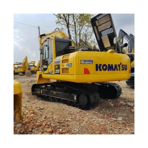 Used Komatsu PC200-7 Crawler Excavator 0.8m3 Bucket Capacity 20000 KG Machine