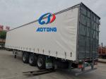 Steel Semi-Trailer 40ft 45ft Curtain Side Truck Trailers for Russia Market Van