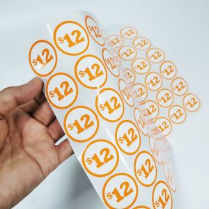 CMYK Digital Vinyl Printable Paper Glossy Matte Synthetic Promotional Labels