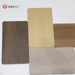 Oak Veneer Laminated MDF Wall Panels , Laminate Wall Planks 9mm-18mm Thick