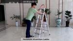 Anti Slip 4 Step Stainless Steel Folding Ladder