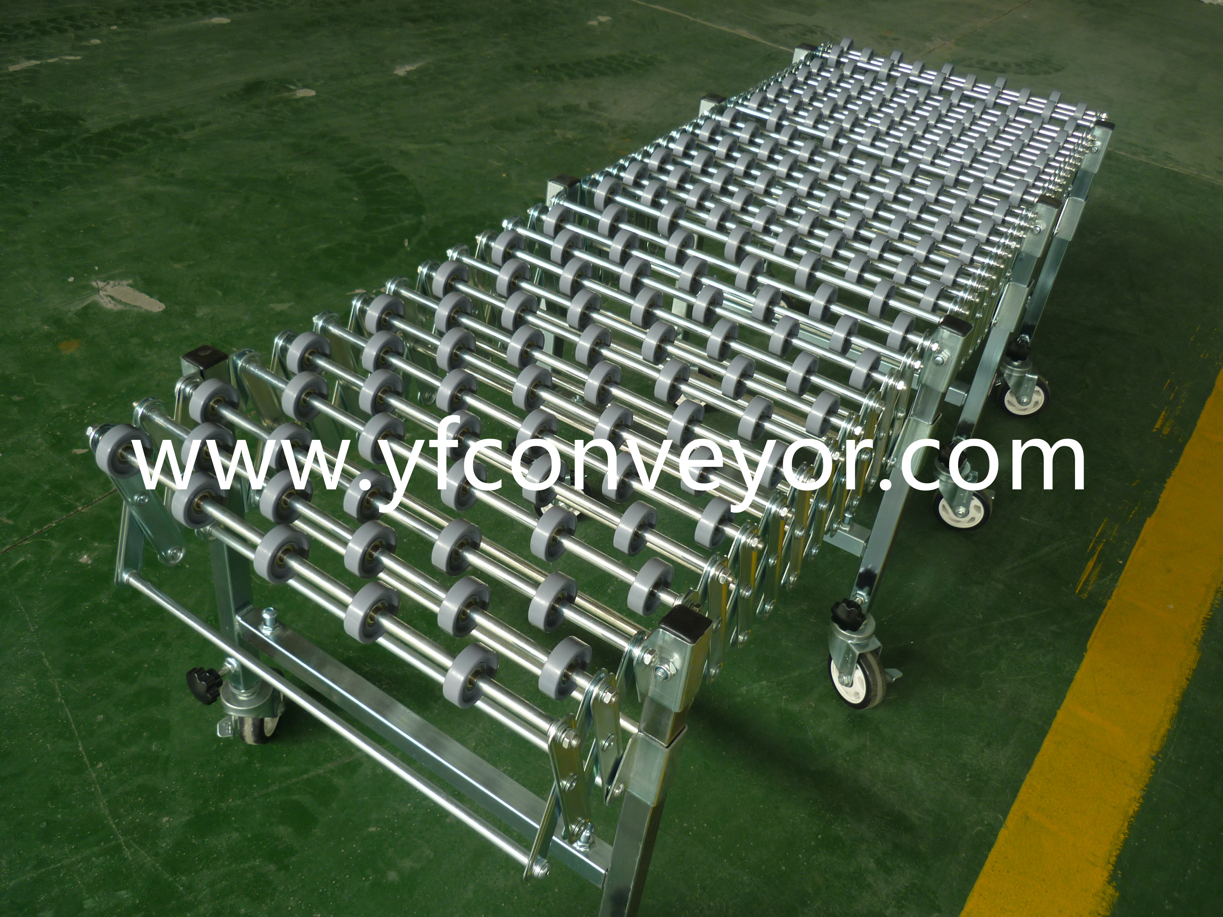 Factory Price Flexible Gravity Plastic Wheel Conveyor/ Hot Sale Flexible Gravity Plastic Skate Wheel Conveyor