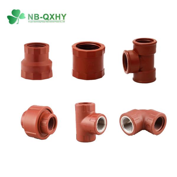 China 1/2" 2" Inch Pph Elbow Tee Thread Pipe Fitting for Water Supply Customized Request factory