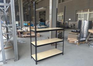 China 5 Layers Boltless Metal Shelving , Powder Coating Rivet Rack Shelving factory