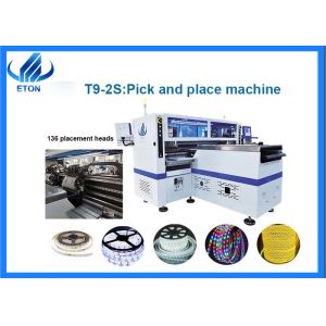 China 0603 Components Automatic PCB Mounting Machine T9-2S 500000 CPH for Roll to Roll LED Strip on sale