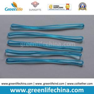 China Hot Sales Light Blue 2.5x150mm Travel Tag Partner PVC Strap Loops factory