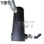 E330C C9 3306 Excavator Engine Exhaust Muffler Clamp Silencer