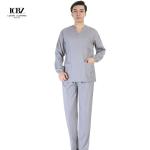 Polyester Spandex Medical Scrubs Uniform for Women and Men in Fashionable Design