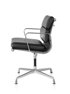 China Luxury Low Back Soft Pad PU Leather Swivel Chair Office Chair factory