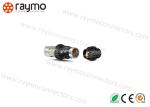Short cable mounted straight plug Fischers IP68 Waterproof Metal circular